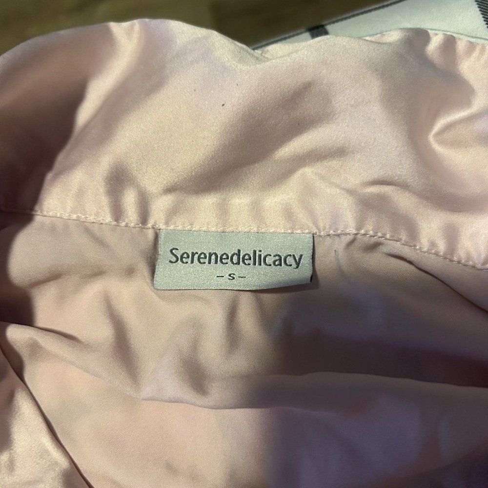 SHEIN Pink Pajama Top